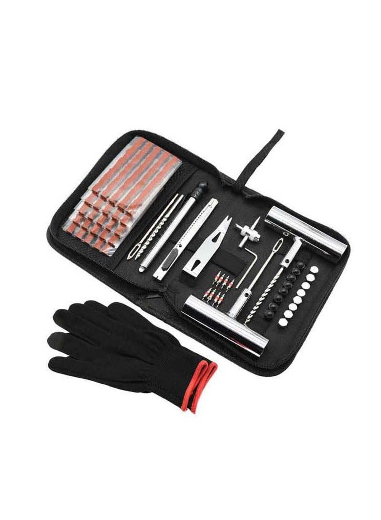 general Tire Repair Kits, 62 Pieces, Car Tire Repair Kits, Car Tire Repair Tools, Tire Blowout Repairs, Tubeless Tire Repairs, Motorcycles, Bicycles - Image 1