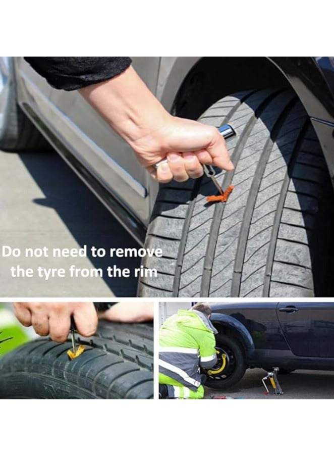 general Tire Repair Kits, 62 Pieces, Car Tire Repair Kits, Car Tire Repair Tools, Tire Blowout Repairs, Tubeless Tire Repairs, Motorcycles, Bicycles - Image 4