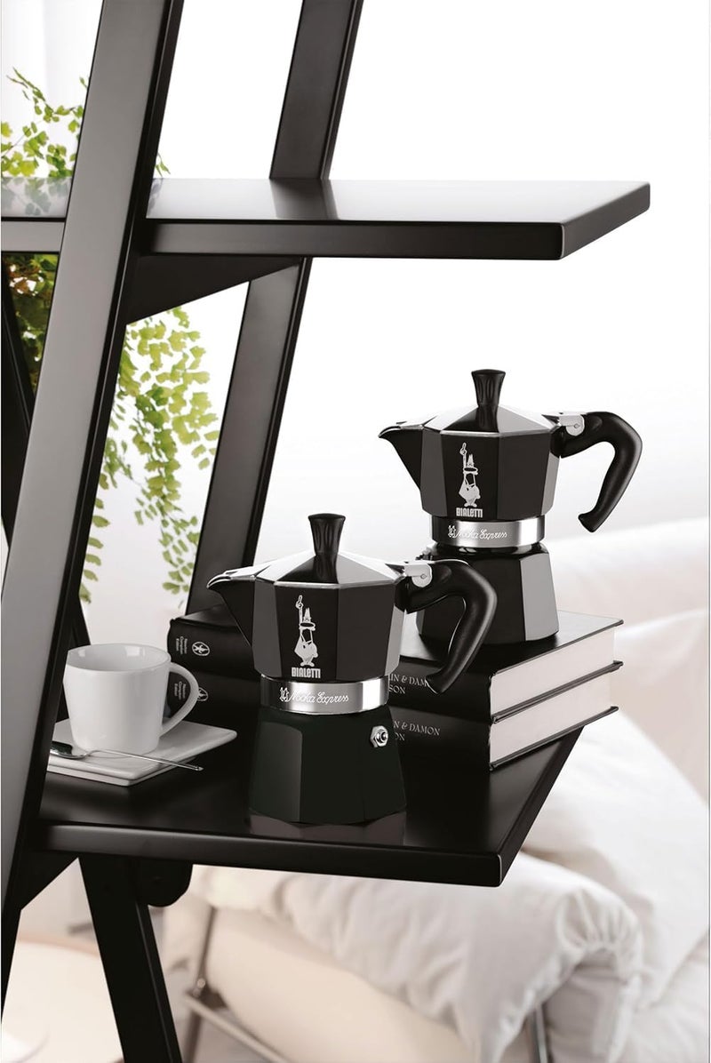 BIALeTTI 4953 Moka Express Espresso Maker, Black - Image 3