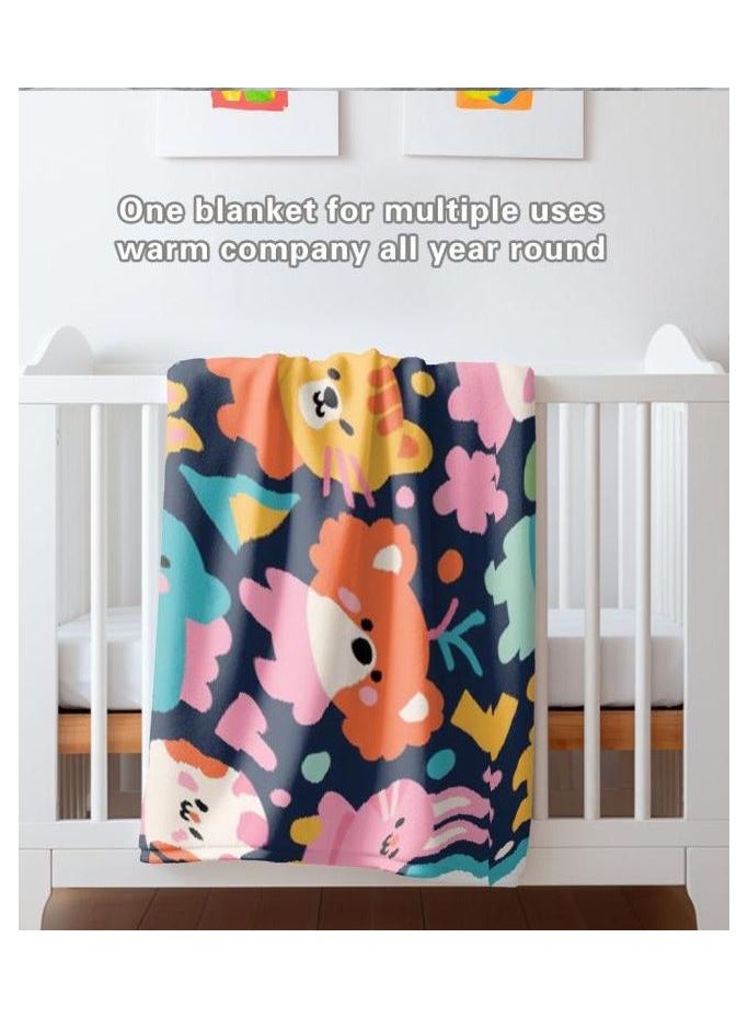 general Flannel thin blanket (warm and comfortable, suitable for sleep, gaming, dust removal and sandproof) 150cm*200cm - 876 - Image 5