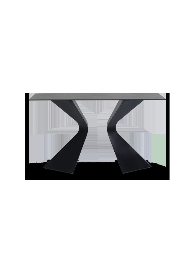 Console Gloria Black Ceramic, 140X81 CM