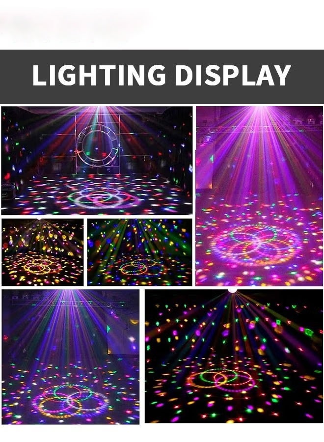 LED Crystal Strobe Light Ball  with 6 Colors, Sound Activated Big-Size Magic Stage Party Light with Remote Control for Holiday Decorations Lighting, Wedding Home Club - Image 4