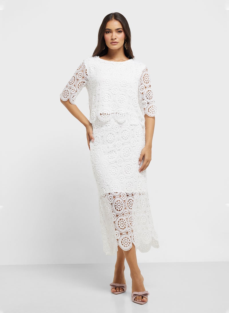 ELLA Lace Top & Skirt Set  - Image 5