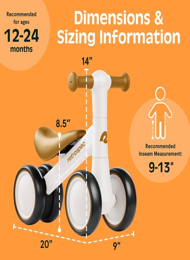 Retrospec Cricket Baby Walker Balance Bike with 4 Wheels for Ages 12-24 Months - Toddler Bicycle Toy for 1 Year Old’s - Ride On Toys for Boys & Girls - Image 5