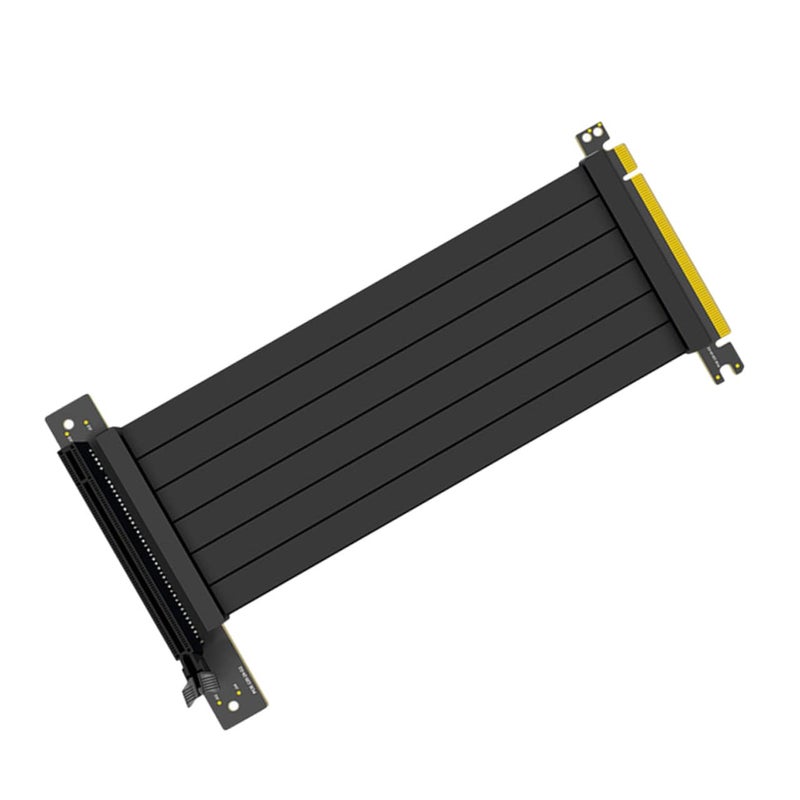 SMASOLO Pci Express Riser Cable Extension Right Angle Adapter Stable Shielded GPU Extension for Computer Graphics Card with High Performance and Reliable Transmission - Image 1