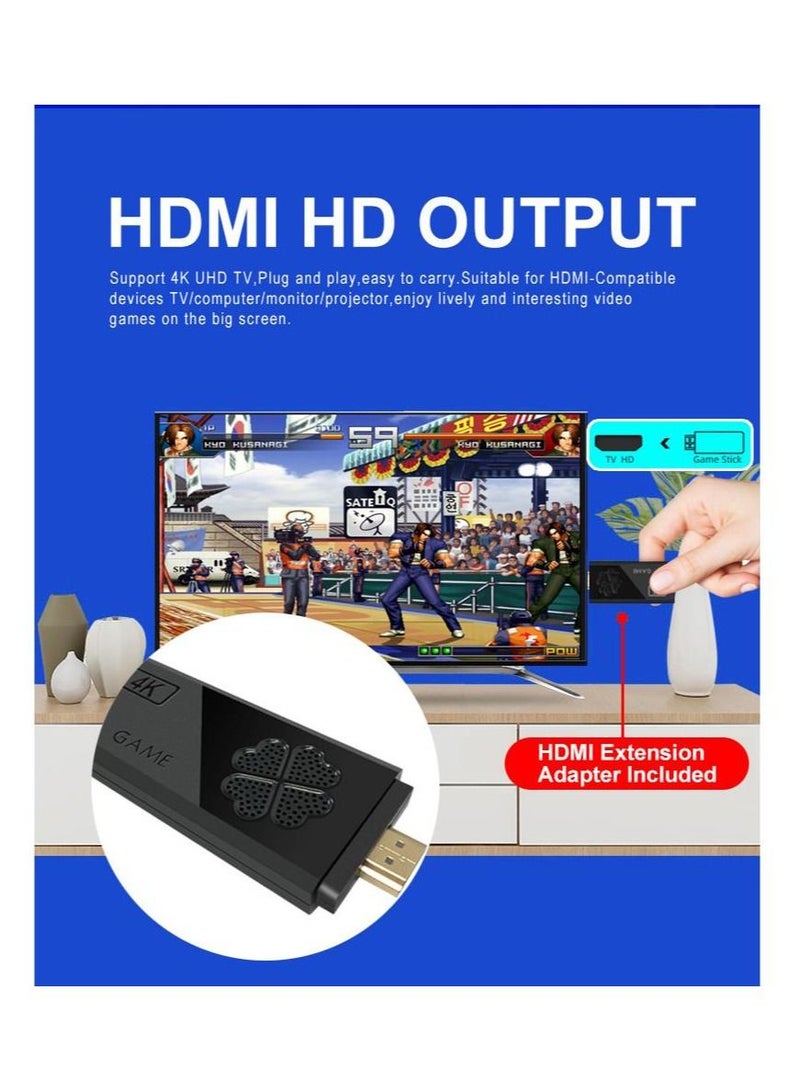 M8 Video Game Console 2.4G Double Wireless Controller Game Stick 4K 12000 games 64GB Retro games - Image 4