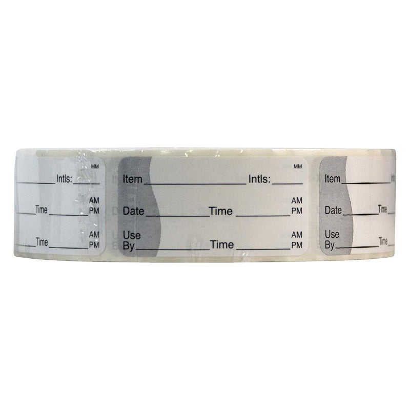 DayMark Safety Systems -IT110117 Removable Item/Date/Time Use-by Shelf-Life Label, 1" x 2" (Roll of 1000) - Image 1