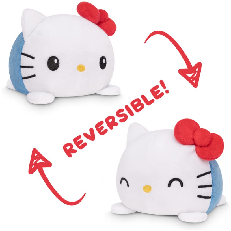 TeeTurtle - The Officially Licensed Original Sanrio Plushie - Hello Kitty - Cute Sensory Fidget Stuffed Animals That Show Your Mood - Image 3