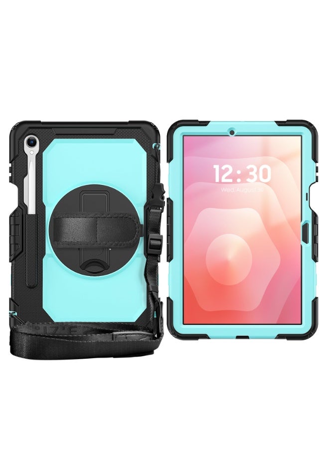 Compatible with Samsung Galaxy Tab S11 11 Inch (Model SM-X730 X736B) 2025 Case with Screen Protector Heavy Duty Shockproof Case Hybrid Full-Body Protective Cover Kickstand+Handle+Strap - Image 2
