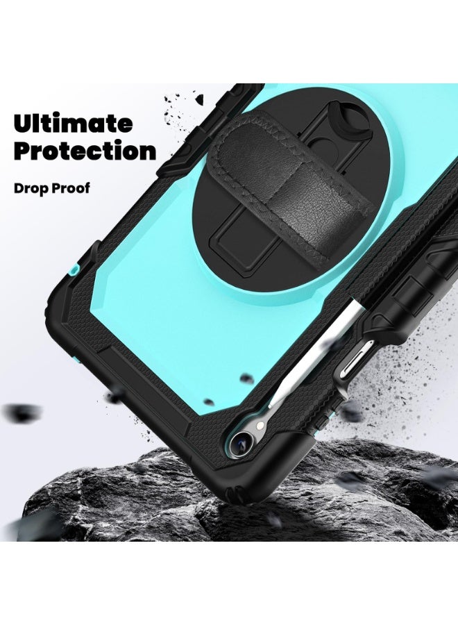 Compatible with Samsung Galaxy Tab S11 11 Inch (Model SM-X730 X736B) 2025 Case with Screen Protector Heavy Duty Shockproof Case Hybrid Full-Body Protective Cover Kickstand+Handle+Strap - Image 3