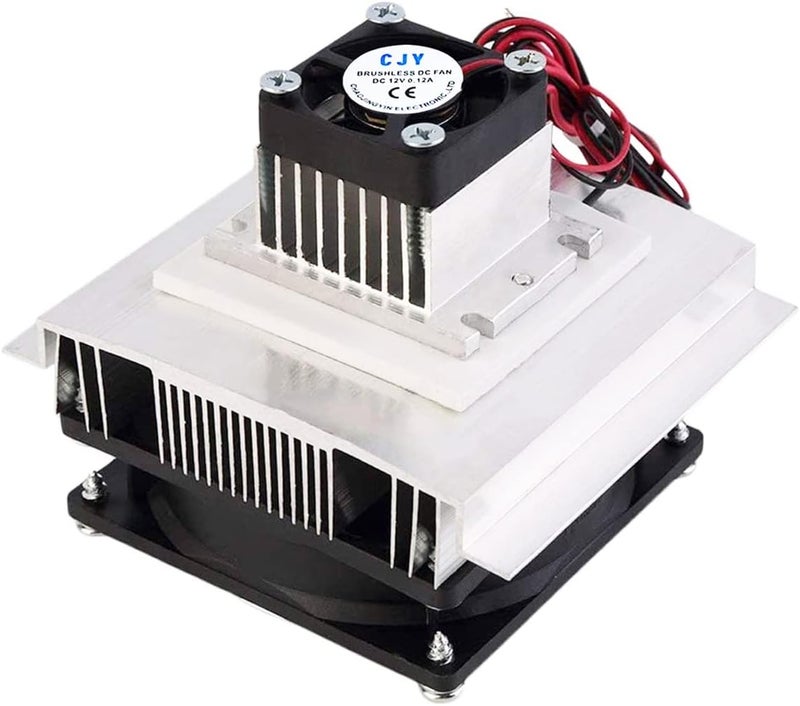 طقم نظام تبريد بلتيير كهروحراري DIY 12V DC مع مبرد شبه موصل ومشتت حراري ووحدة توصيل، ثلاجة صغيرة، تكييف هواء مصغر - Image 1