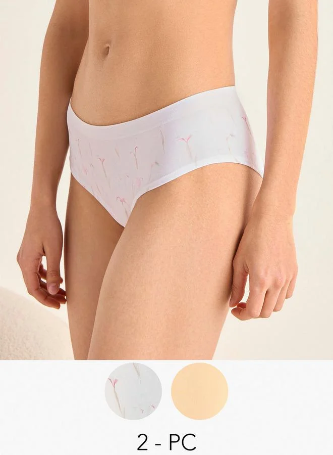 Splash FAV Set Of 2 - Assorted Briefs With Elasticated Waistband