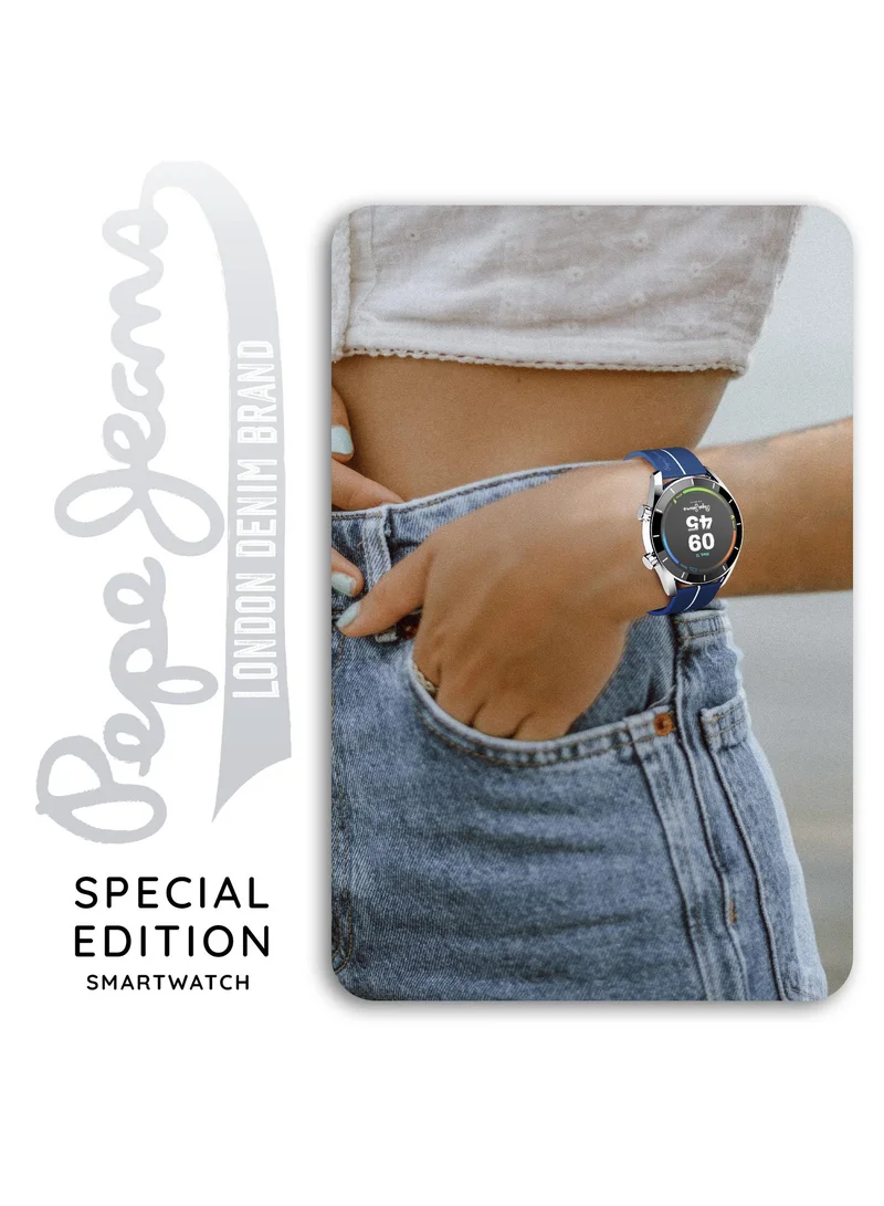 Pebble Pepe 1.39" Smartwatch for Men and Women, 600 Nits HD Display, Bluetooth Calling, Health Suite, Alarm & Notifications, Smart Calculator