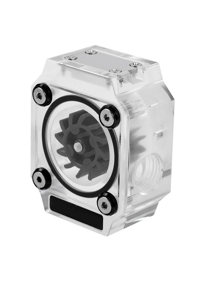 Thoraya G1/4" Thread Water Cooling Flow Meter Indicator for PC Water Cooling System Acrylic Black  - Image 4