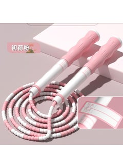 Generic Childrens bamboo rope skipping wholesale Primary School kindergarten beginner adjustable rope skipping exam special signature rope skipping Pink [basic style] name can be written, good quality, soft bamboo joint 