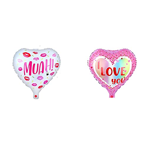 FI - FLICK IN 5 pcs Latex Girls Party Theme Decorations Lipstick Balloons Birthday Valentines Wedding Bridal Shower Makeup Themed Party Balloons Decoration (Pack of 5, Multicolor) - Image 4