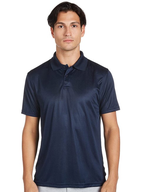 تي شيرت بولو دراي فيت نصف كم منعش طوال اليوم مع حماية من الأشعة فوق البنفسجية