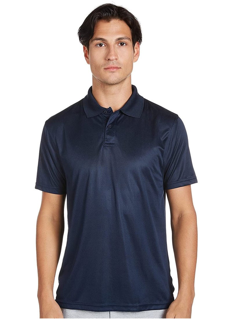 SANTHOME Men's All Day Fresh Half Sleeve Dryfit Polo T-Shirt with UV Protection  - Image 1