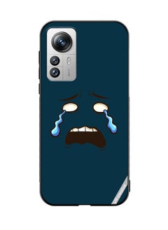 Protective Case Cover For Xiaomi 12X Crying Face Design Multicolour