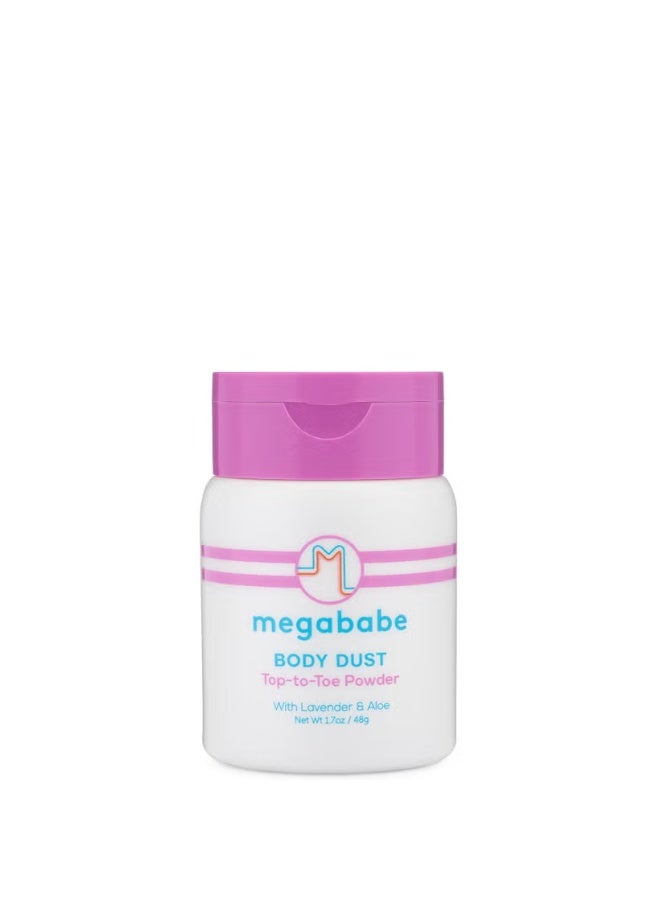 ميجا بابي بودرة الجسم ميجابيبي ميني من الأعلى إلى الأسفل، 48 جرام - Image 1