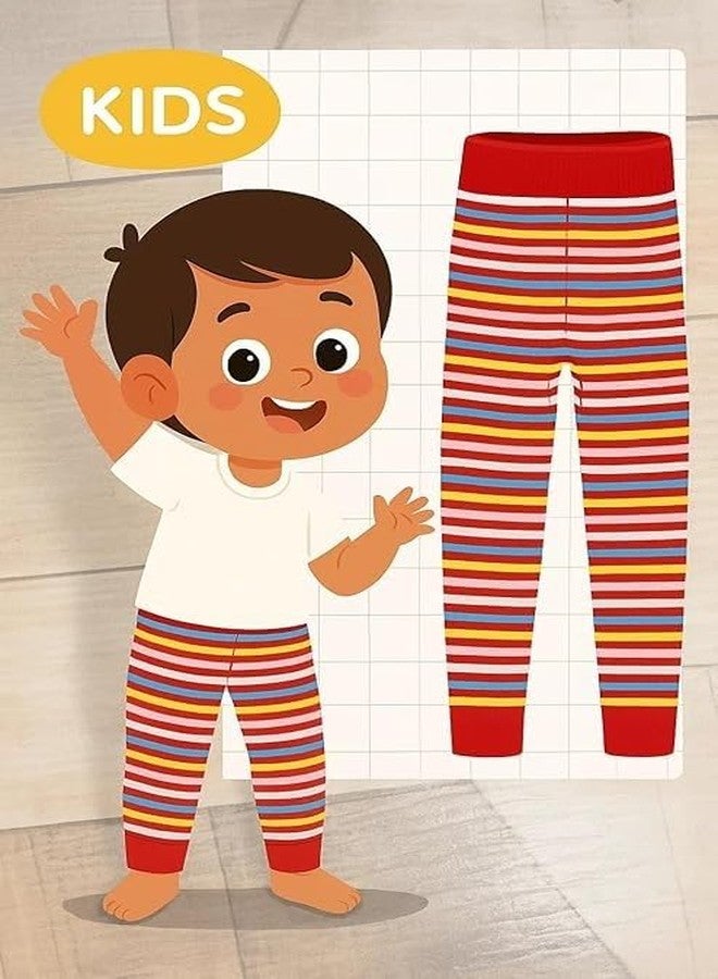Fashiol Kids Warm Stocking Leggings | Soft Wool Blend Thermal Pants for Baby Boys & Girls | Unisex Baby Winter Wear Bottom (in, Age, 12 Months, 18 Months, 2, Red) - Image 5