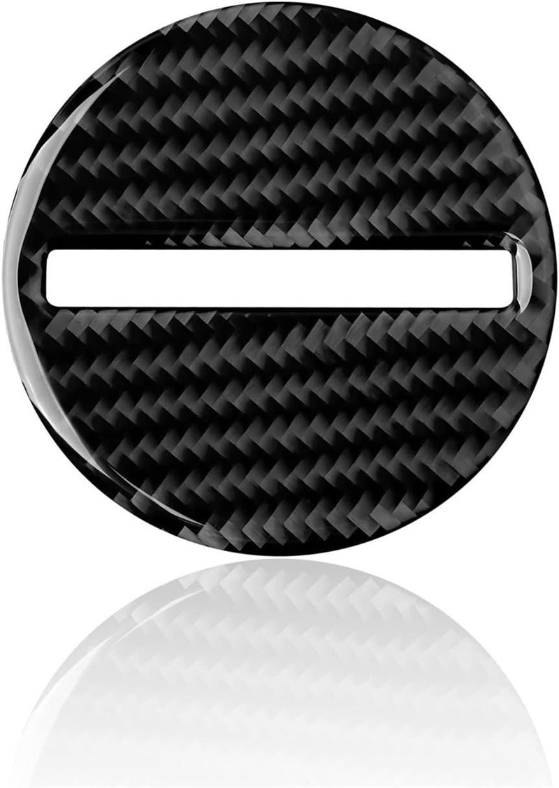 DEMULAX Carbon Fiber Steering Wheel Trim Cover for Chevrolet Camaro - Image 1