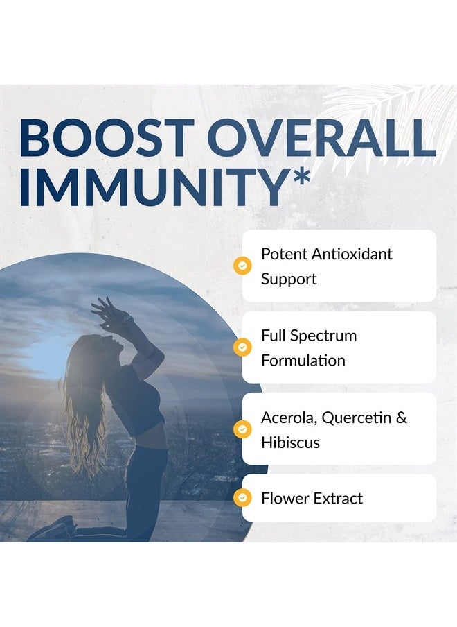 EquiLife - Full Spectrum Vitamin C, Immune Supplement, Helps Regulate Irritation Responses, Boosts Metabolism, Promotes Long-Lasting Moisture in Skin, Easy-to-Use (60 Capsules)
