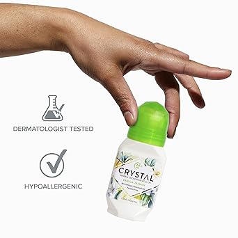 CRYSTAL ESSENCE Crystal Mineral Deodorant RollOn Vanilla Jasmine 225 fl oz - Image 5