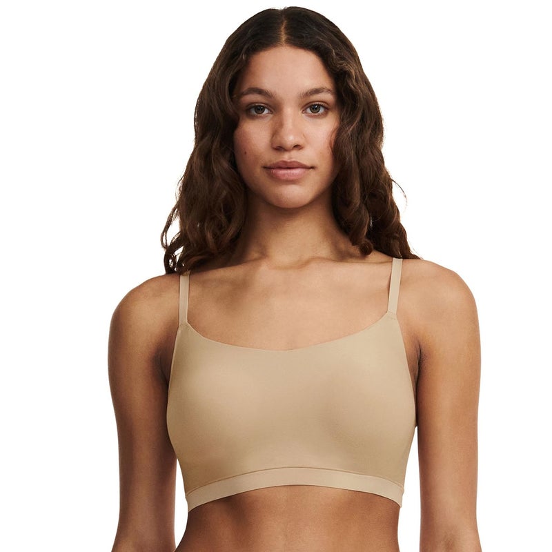 Chantelle Women's Softstretch Scoop Padded Bralette, Ultra Nude, XS/S - Image 1
