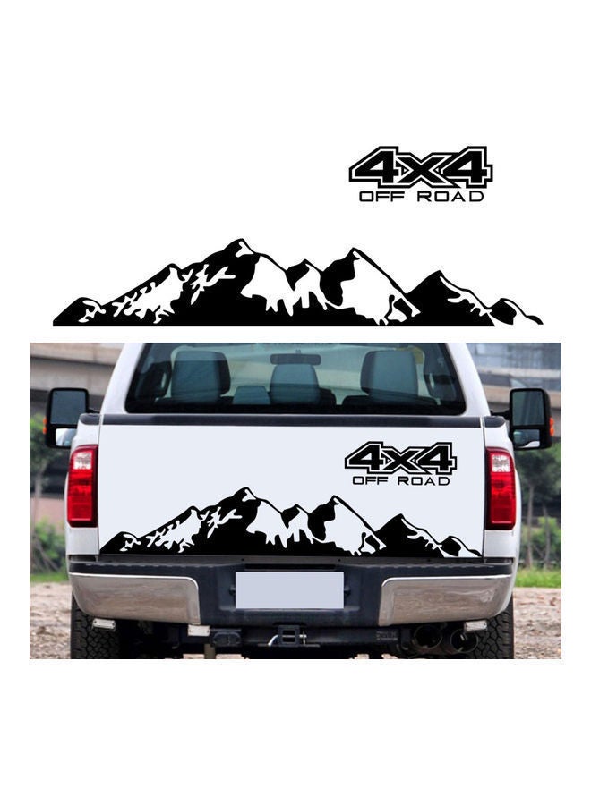 NIBEMINENT 4x4 Off Road And Mountain Themed Car Sticker Set - Image 2