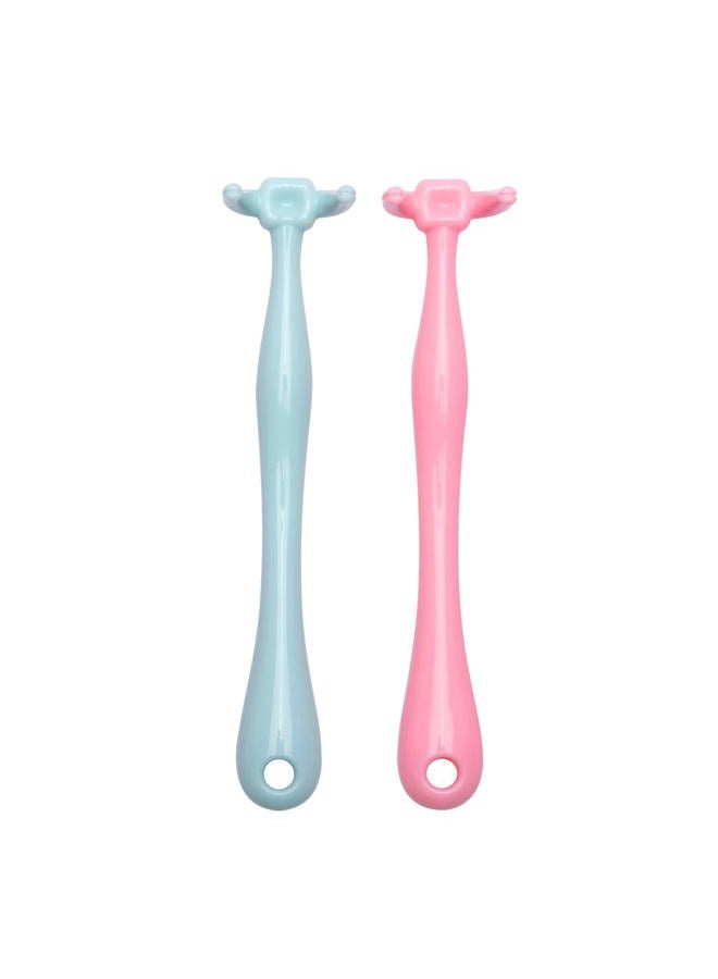 YaPoola Reusable NO-Waste Dental Floss Holder for Adults and Kids Teeth Cleaning Handle Unflavored Floss Picks 2 Counts Daughter Gift from mom - Image 1