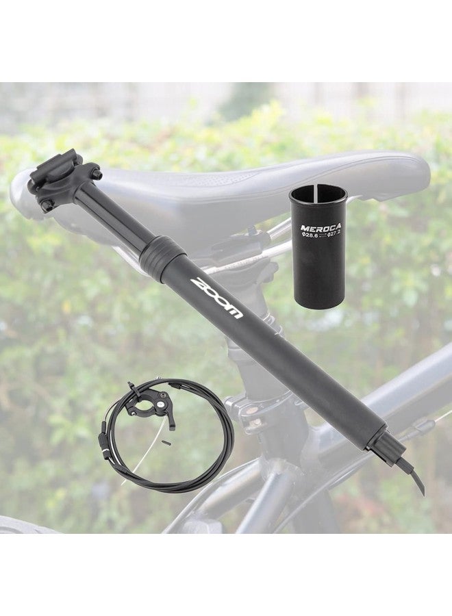 silvercnc 27.2mm Bike Seat Post, Bicycle Saddle Tube, Mountain Road Bicycle Dropper Seatpost Hydraulic Lifting Remote Control Height Adjustable Seatpost Tube  - Image 4