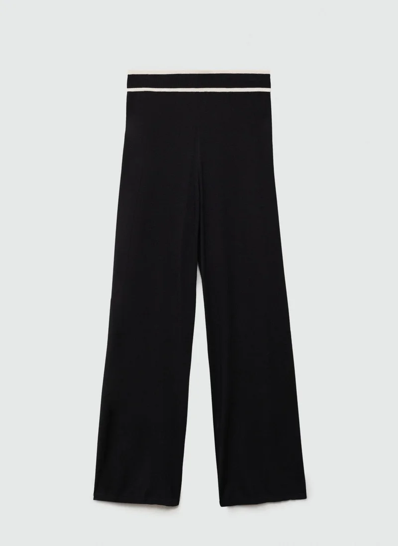 مانجو Straight Knitted Pants