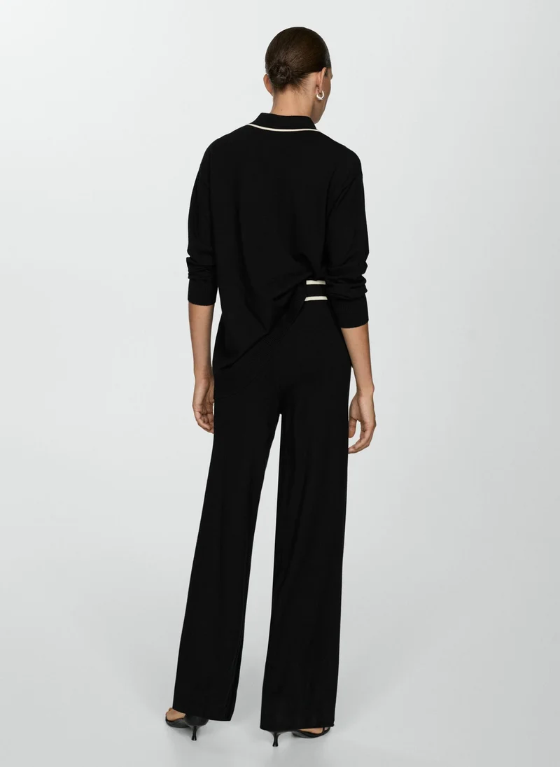 مانجو Straight Knitted Pants