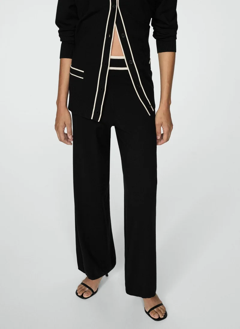 مانجو Straight Knitted Pants