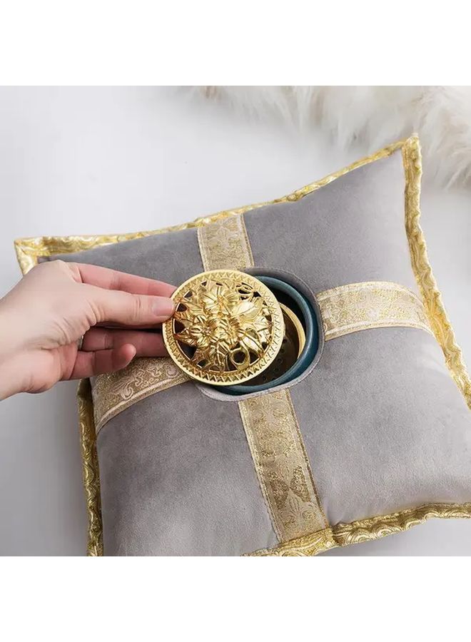 Light Grey Incense Burner Cushion Holder For Ceramic Burners Home Decor Yoga Tea House - Image 1