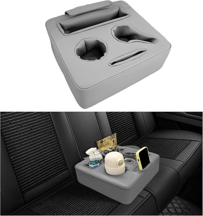 Kewucn Car Back Seat Organizer - Gray - Image 1