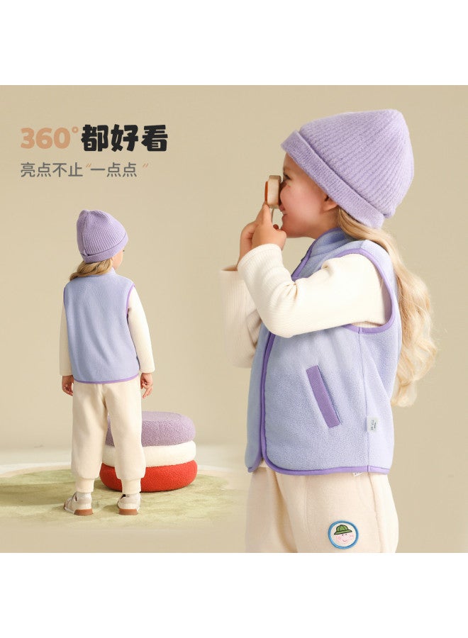 peppa Pig Spring Kids' Comfort Fleece Vest - Unisex Inner Layer & Outerwear For Toddlers - Image 5
