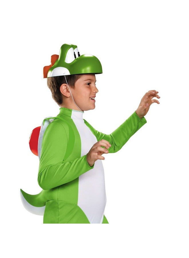 Nintendo Yoshi Deluxe Costume, Official Nintendo Super Mario Costume, Kids Size Medium (7-8) - Image 2