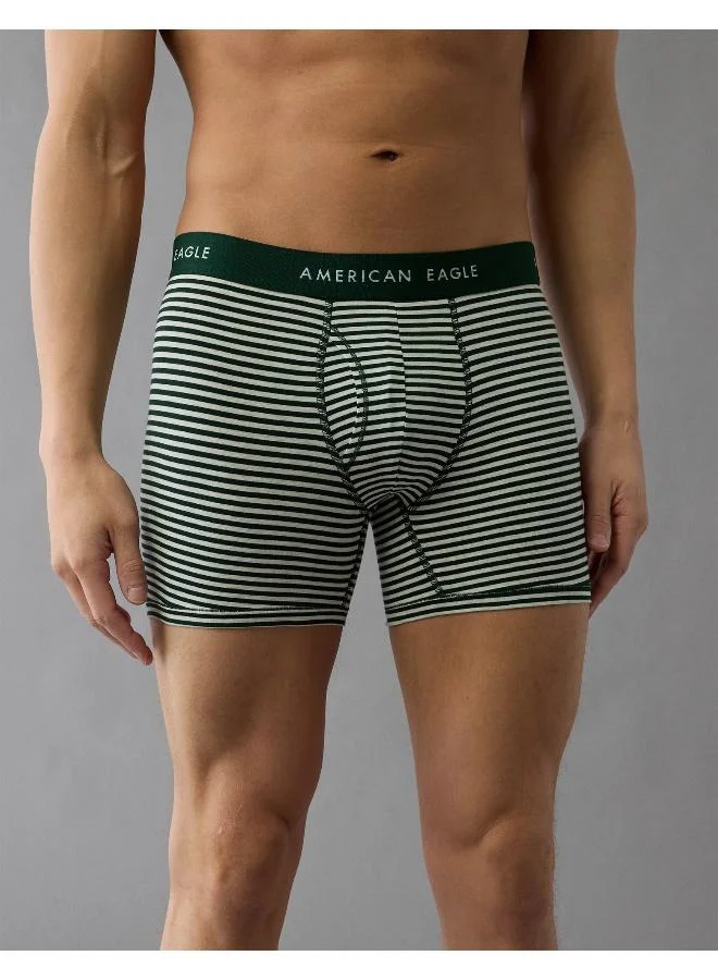 American Eagle AEO Men's Striped 4.5" Classic Boxer Brief