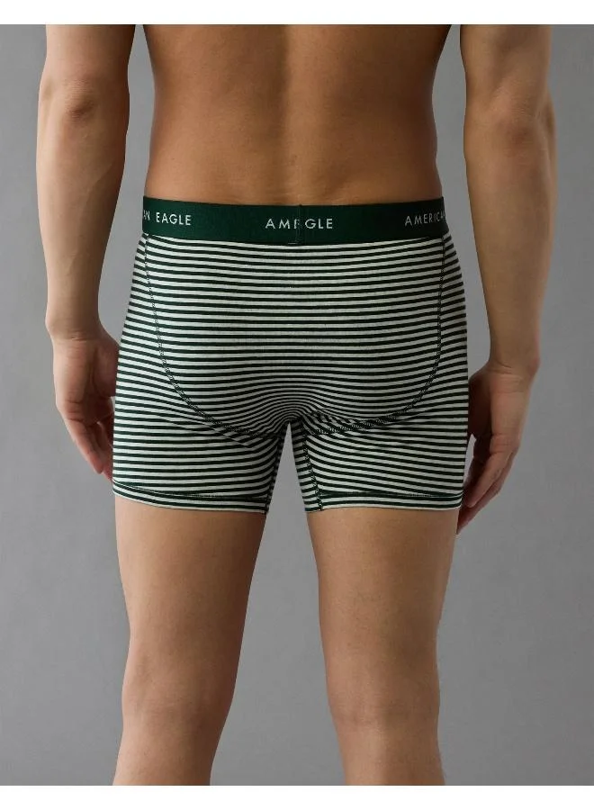 American Eagle AEO Men's Striped 4.5" Classic Boxer Brief