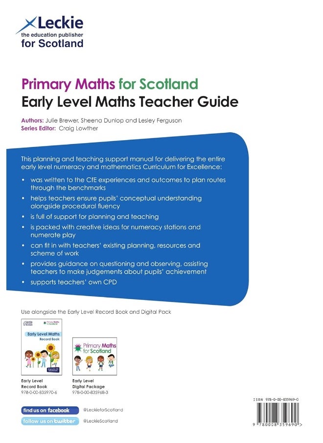 null - Early Level Teacher Guide: For Curriculum for Excellence Primary Maths - Image 1