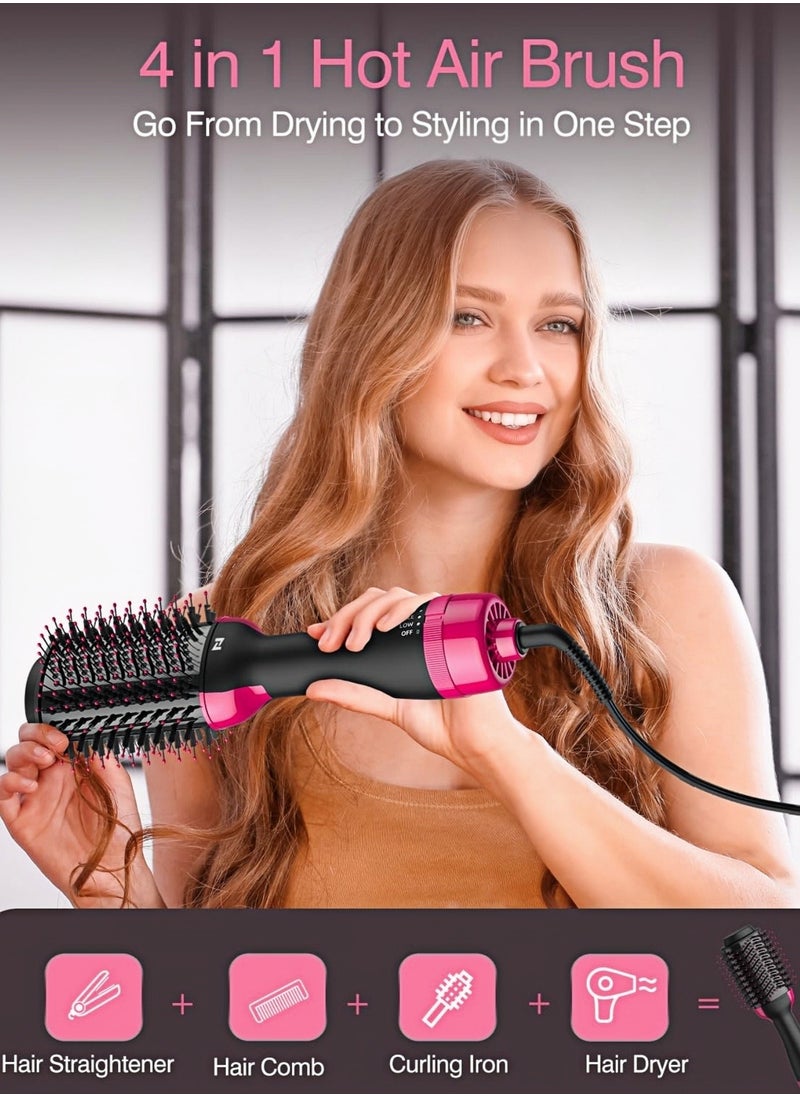 HEROCKX - 4-in-1 Hair Dryer Brush,One-Step Volumizer 1200W Hair Dryer and Style,Less Frizz, More Shine and Less Heat Damage for Salon-Style Blowouts - Image 1
