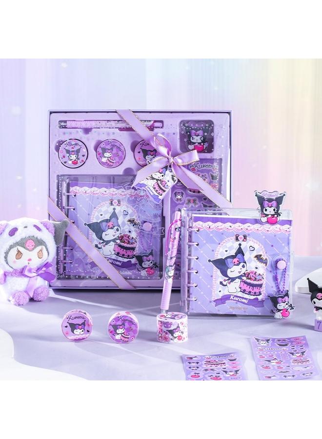 Bluejw Yuemu Sanrio Hand Book Suit Kulomi High Yan Value Hand Book Gift Box Girl Student Children's Day Gift - Image 3