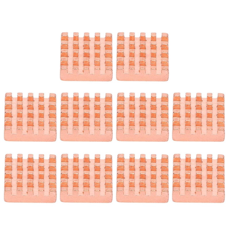 Brass Heat Sink Electronic Components, P15 x 5 x 15, 10 Pieces - High Thermal Conductivity, Rust, Ideal for Power Supplies and Routers - Image 1