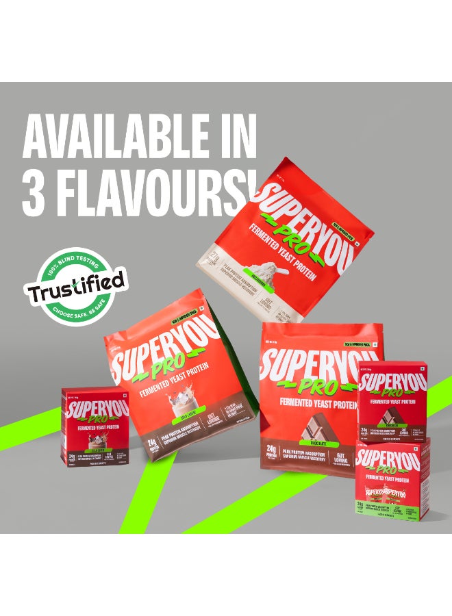 SuperYou PROs- Cold Coffee Flavour Fermented Yeast Protein Powder 1Kg - Image 3