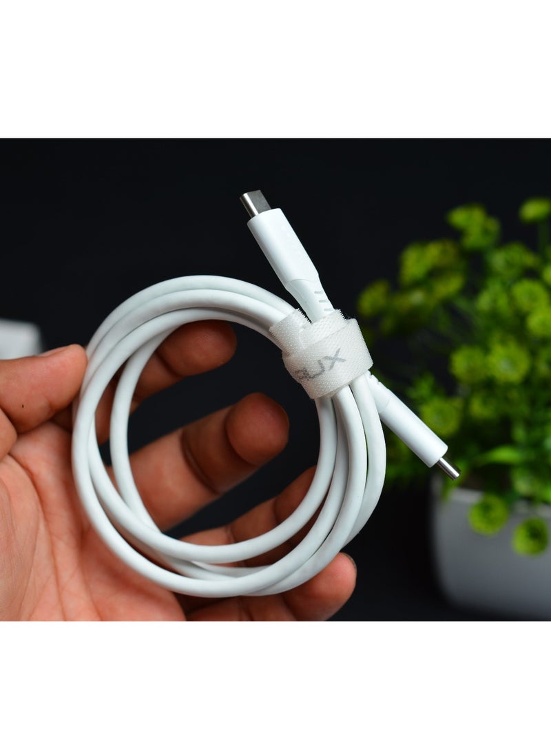 JSAUX High Quality 3A 60W Fast Charging  USB C to USB C Cable (2m) white - pzsku/Z06F0E32EFED8DB1B50B7Z/45/_/1697152362/7e771f66-ca34-4c13-b548-053ef3d13516