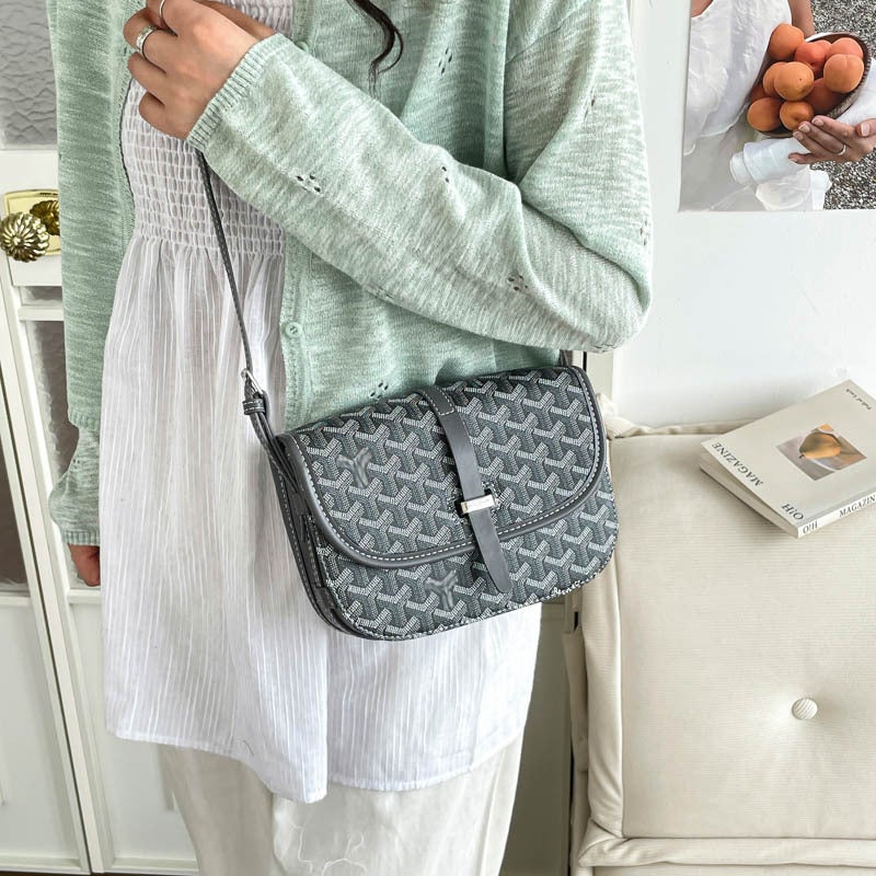 Fashion PU Saddle Crossbody Bag - Image 2