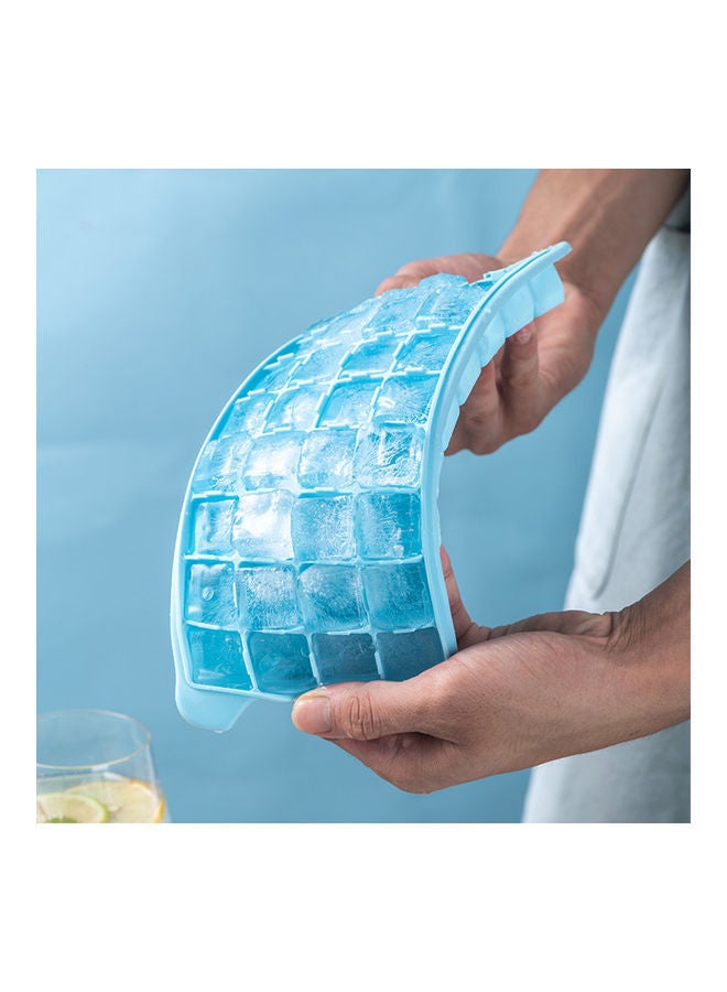 نيبمينينت صينية مكعبات ثلج من السيليكون بتصميم قالب مكونة 36 قسما مغلفا بغطاء مناسب للحفلات المنزلية أزرق 26*3*12سم - Image 2
