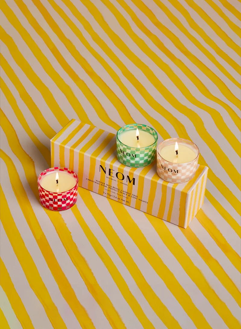 NEOM Organics  Winter Wellbeing Candle Trio  | Best Price UAE